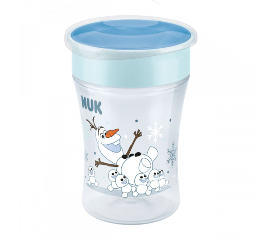Dětský hrníček Mini Magic NUK 360° s víčkem Frozen Olaf 230 ml Dětský hrníček Mini Magic NUK 360° s víčkem Frozen Olaf 230 ml