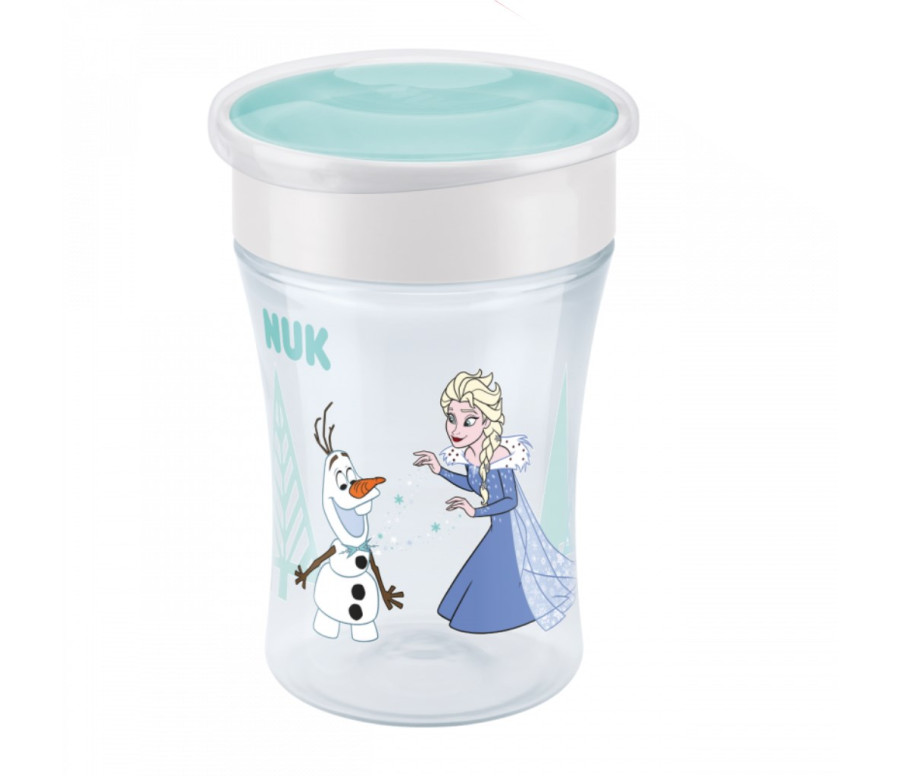 Dětský hrníček Mini Magic NUK 360° s víčkem Frozen Elsa 230 ml Dětský hrníček Mini Magic NUK 360° s víčkem Frozen Elsa 230 ml