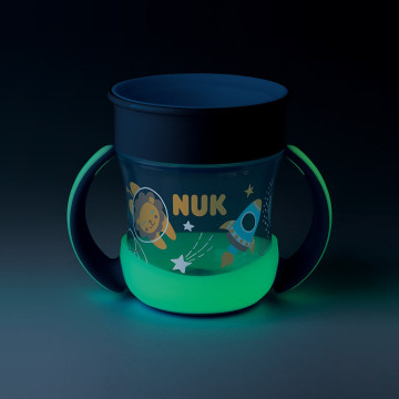 Dětský hrníček Mini Magic NUK Cup Night 160 ml blue, Modrá