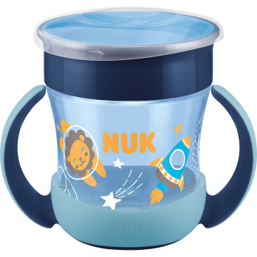 Dětský hrníček Mini Magic NUK Cup Night 160 ml blue, Modrá