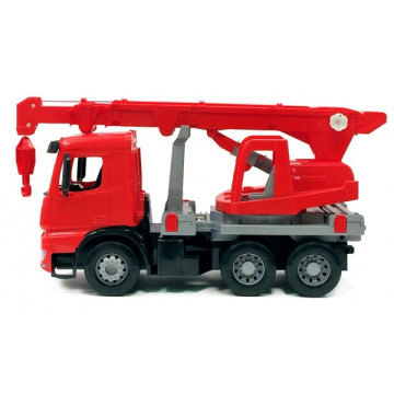 Auto jeřáb plast 70cm 3-osý Mercedes Actros v krabici