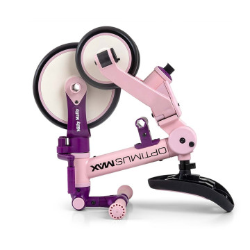 Dětská tříkolka 5v1 Milly Mally Optimus Max s vodící tyčí pink