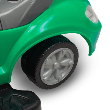 Dětské odrážedlo s vodící tyčí 3v1 Baby Mix Mega Car zelené