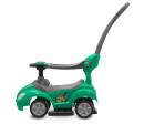 Dětské odrážedlo s vodící tyčí 3v1 Baby Mix Mega Car zelené