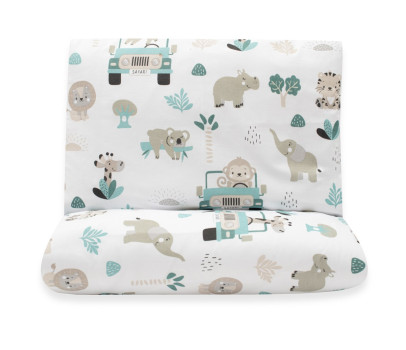 2-dílné ložní povlečení New Baby Safari II 90/120 cm mint