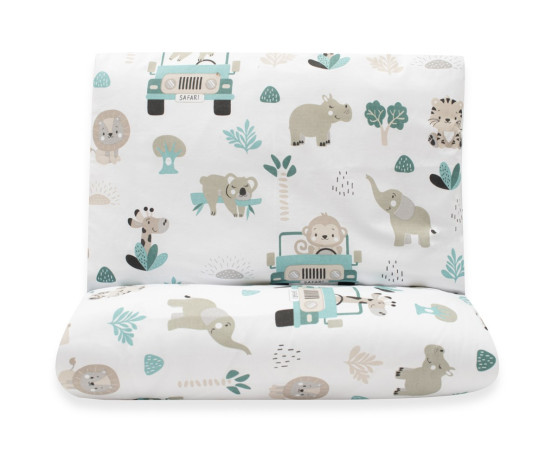 2-dílné ložní povlečení New Baby Safari II 90/120 cm mint