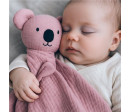 Mušelínový usínáček New Baby Koala pink, Růžová Mušelínový usínáček New Baby Koala pink, Růžová