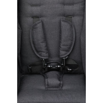 Fillikid Kočárek pro dvojčata Duo black melange
