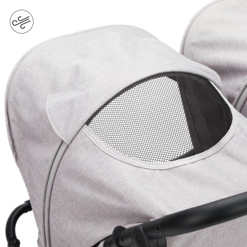 Fillikid Kočárek pro dvojčata Duette grey