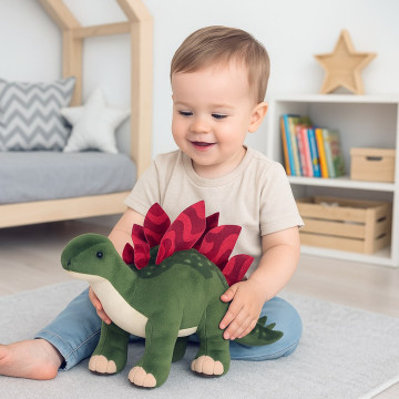 Plyšová hračka dinosaurus Baby Mix - stegosaurus 38cm