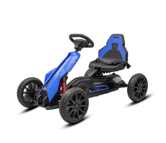 Dětská šlapací motokára Go-kart Baby Mix Speedster modrá