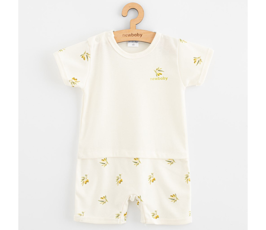 Kojenecký letní overal z organické bavlny New Baby Olivy Kojenecký letní overal z organické bavlny New Baby Olivy