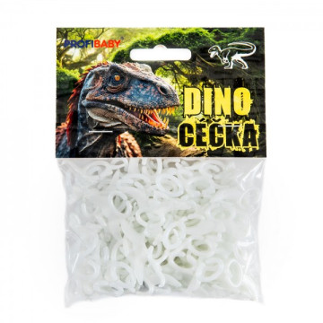 Dino céčka svítící cca 150ks plast v sáčku 11x15cm