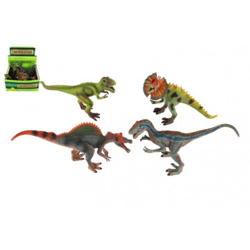 Figurka dinosaurus plast 34x17cm mix druhů v sáčku 8ks v boxu