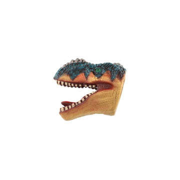 Maňásek hlava dinosaura guma 5x10cm mix druhů 12ks v boxu