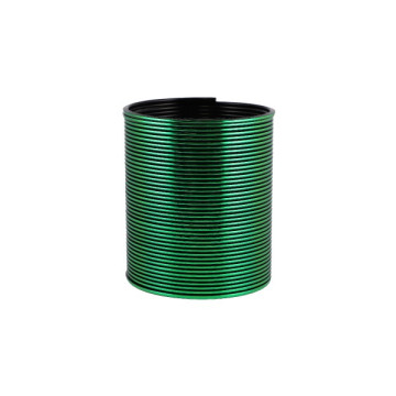 Spirála/pružina kovový efekt plast průměr 8,5cm 3 barvy 6ks v boxu