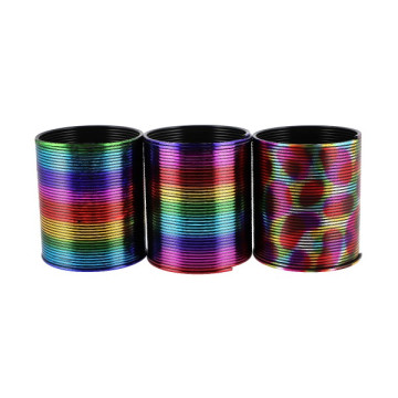 Spirála/pružina barevná plast průměr 8,5cm 6ks v boxu