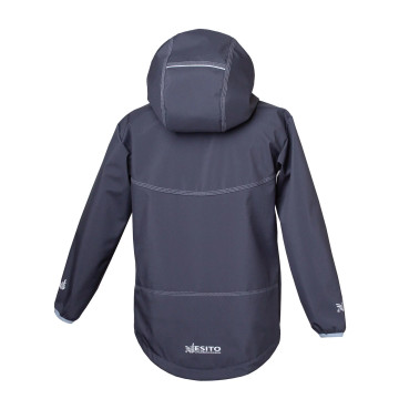 ESITO | Dětská letní softshellová bunda Mono Grey - šedá / 80
