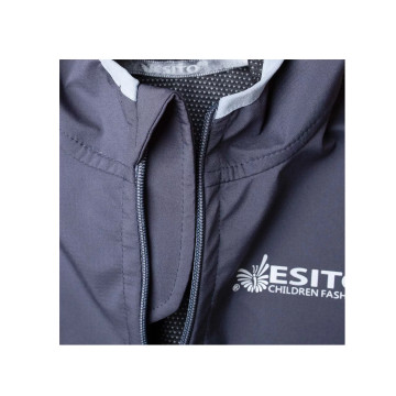 ESITO | Dětská letní softshellová bunda Mono Grey - šedá / 80