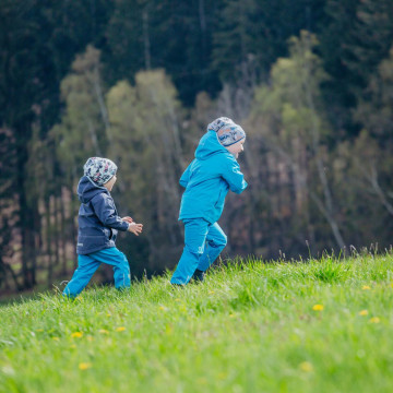 ESITO | Dětská letní softshellová bunda Mono Grey - šedá / 80