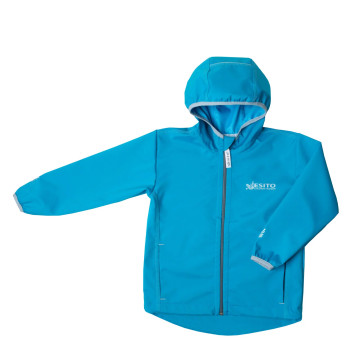 ESITO | Dětská letní softshellová bunda Mono Turquoise - tyrkysová / 80