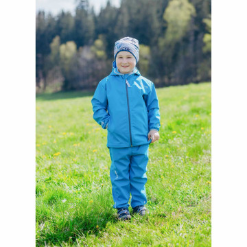 ESITO | Dětská letní softshellová bunda Mono Turquoise - tyrkysová / 80