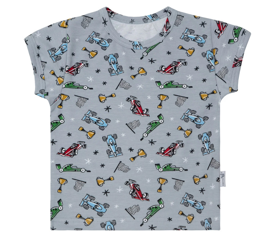 ESITO | Dětské tričko Formule vel. 116 - 140 - šedá / 128