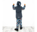 ESITO | Dětská softshellová bunda Snowboard - šedá / 116