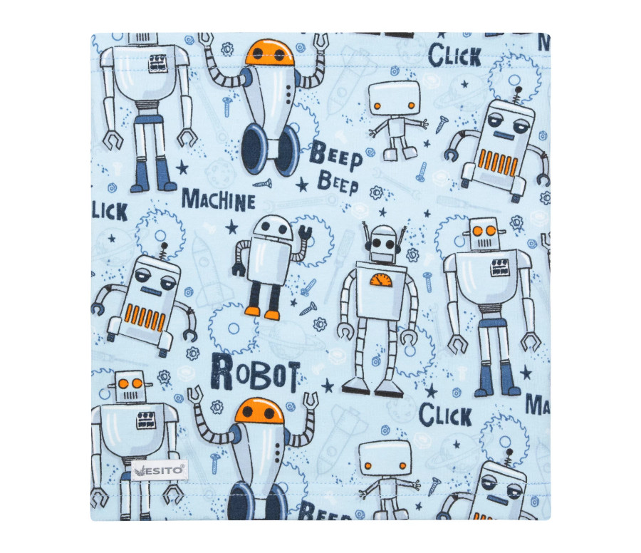 ESITO | Dětský nákrčník Robot - modrá / 44