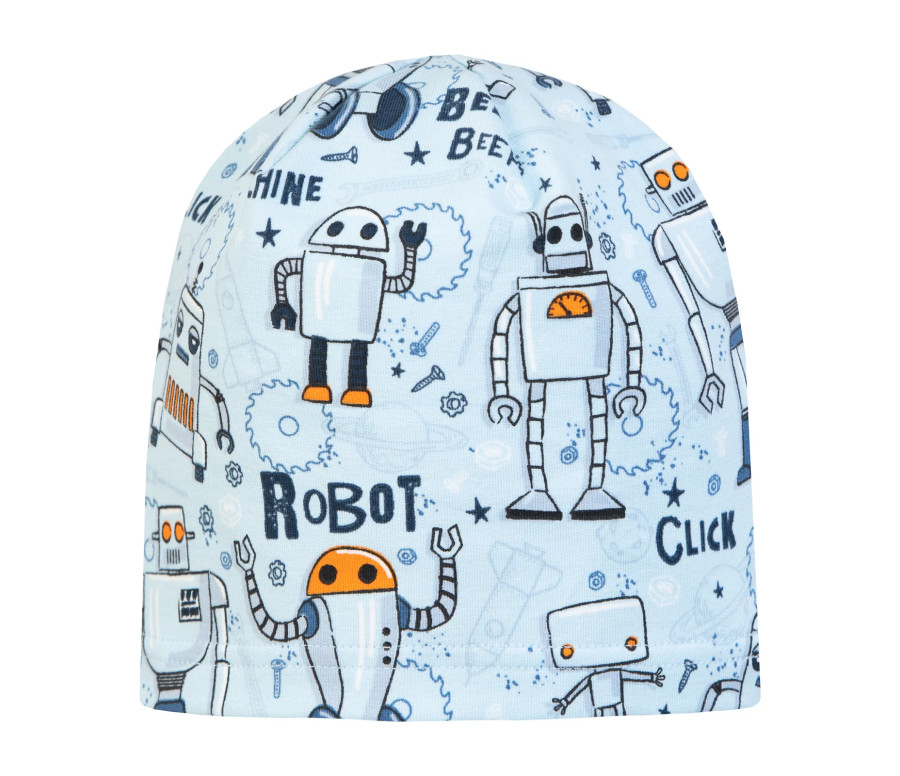 ESITO | Jarní čepice Robot - modrá / 40
