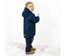 ESITO | Dětské softshellové oteplovačky Lamb Navy blue - navy blue / 146