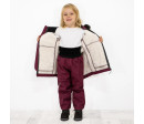 ESITO | Dětské softshellové oteplovačky Lamb Fuchsie - fuchsiová / 86