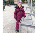 ESITO | Dívčí zimní softshellový kabát s beránkem Lamb Fuchsie - fuchsiová / 86
