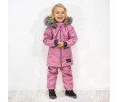 ESITO | Dívčí zimní softshellový kabát s beránkem Antique pink - antique pink / 86