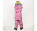 ESITO | Dívčí zimní softshellový kabát s beránkem Antique pink - antique pink / 86