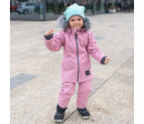 ESITO | Dívčí zimní softshellový kabát s beránkem Antique pink - antique pink / 86
