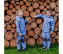 ESITO | Dětská jarní softshellová bunda DUO Blue - modrá / 80