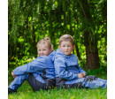 ESITO | Dětská jarní softshellová bunda DUO Blue - modrá / 80