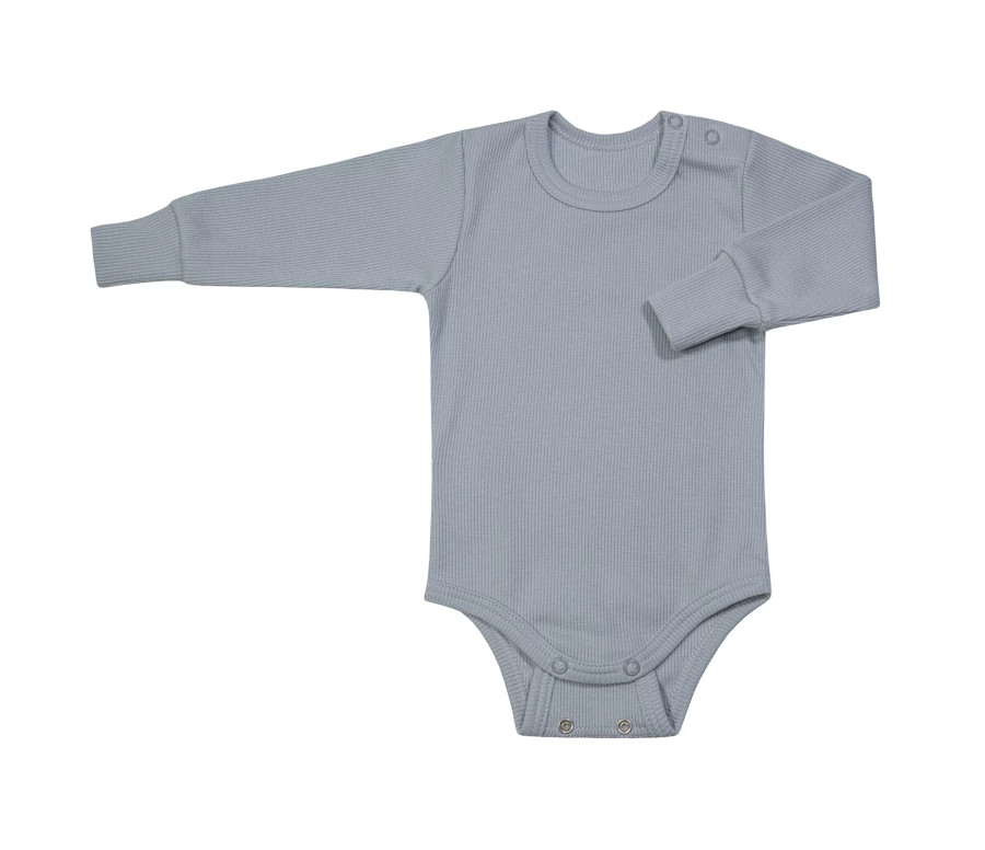 ESITO | Rostoucí body žebrované Color Grey - šedá / 56 - 62
