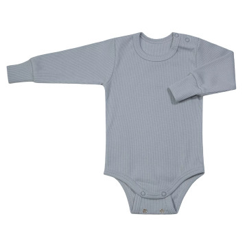 ESITO | Rostoucí body žebrované Color Grey - šedá / 56 - 62