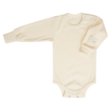 ESITO | Rostoucí body žebrované Color Cream - smetanová / 56 - 62
