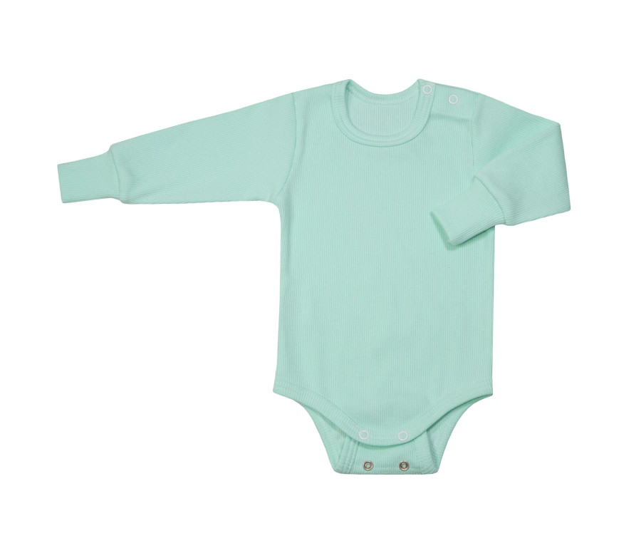 ESITO | Rostoucí body žebrované Color Mint - mintová / 56 - 62