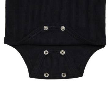ESITO | Rostoucí body žebrované Color Black - černá / 62 - 68