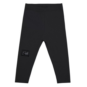 ESITO | Rostoucí žebrované legíny Color Black - černá / 56 - 62