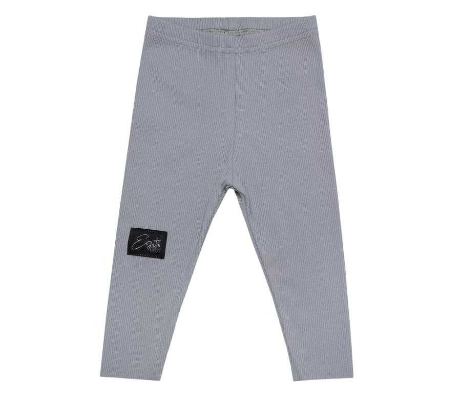 ESITO | Rostoucí žebrované legíny Color Grey - šedá / 56 - 62