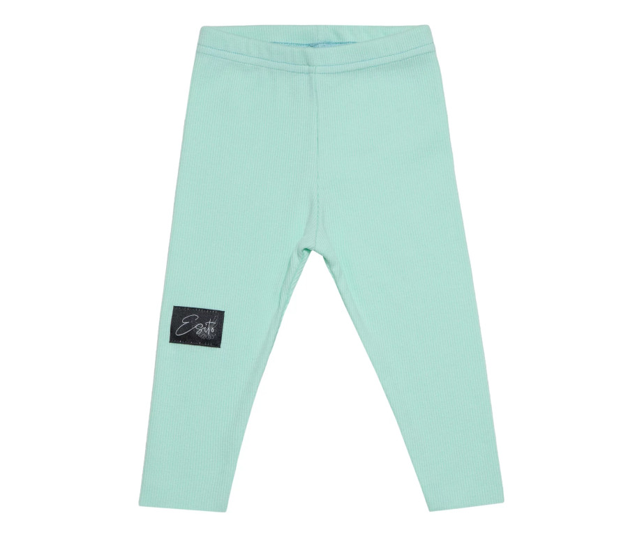 ESITO | Rostoucí žebrované legíny Color Mint - mintová / 56 - 62