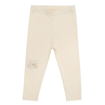 ESITO | Rostoucí žebrované legíny Color Cream - smetanová / 56 - 62
