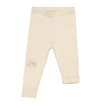 ESITO | Rostoucí žebrované legíny Color Cream - smetanová / 56 - 62