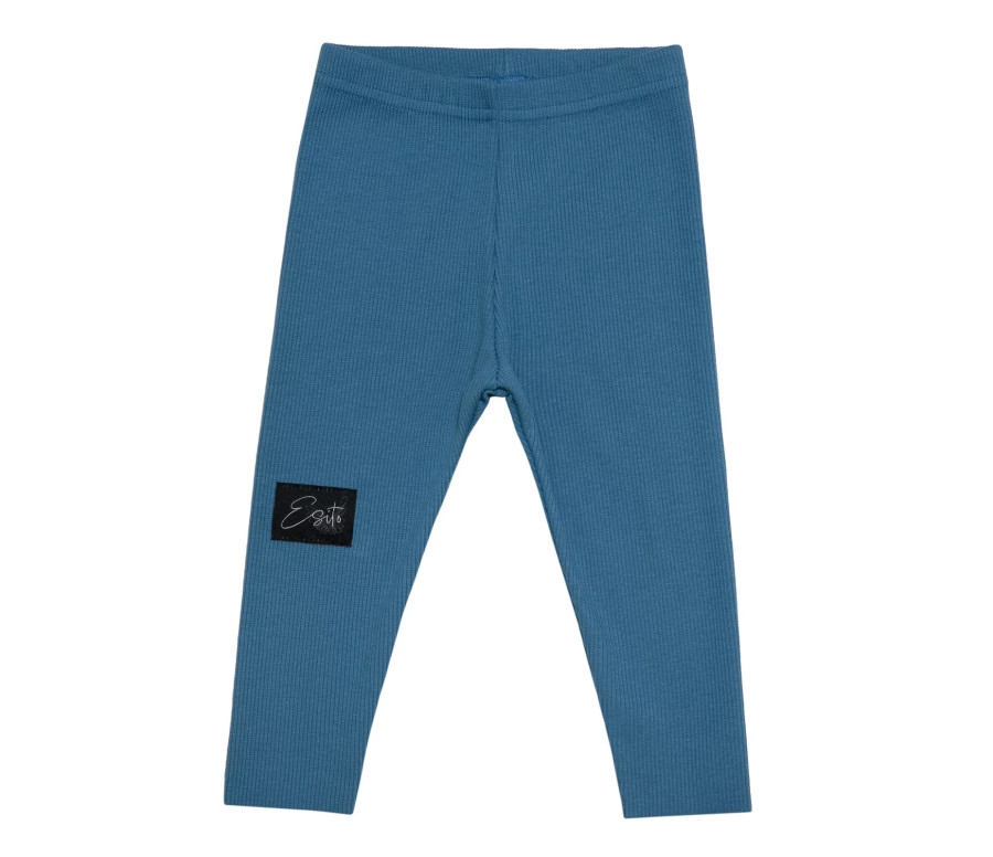 ESITO | Rostoucí žebrované legíny Color Blue - modrá / 56 - 62