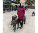 ESITO | Dámský zimní softshellový kabát s beránkem Lamb Fuchsie - fuchsiová / S